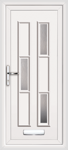 Havering Baden 3 rosewood upvc front door